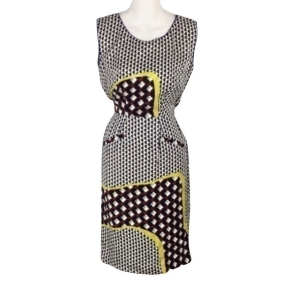 Anthro Corey Lynn Calter silk tie sheath dress FF20